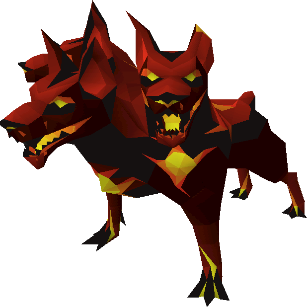 Low Poly Cerberus Artwork PNG Image