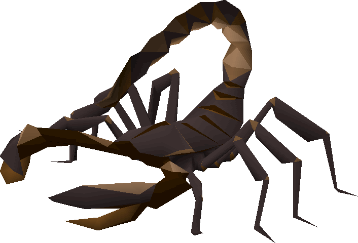 Low Poly Scorpion Graphic PNG Image