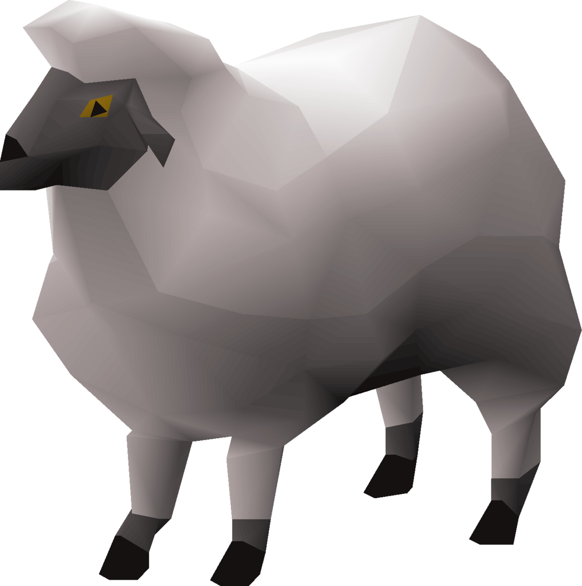 Low Poly Sheep Model.png PNG Image