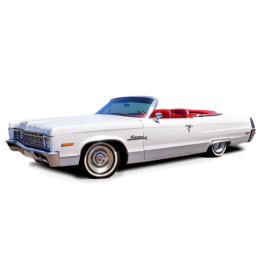 Lowrider Convertible Car Png 06112024 PNG Image