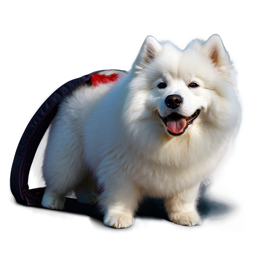 Loyal Samoyed Companion Png Qyc PNG Image