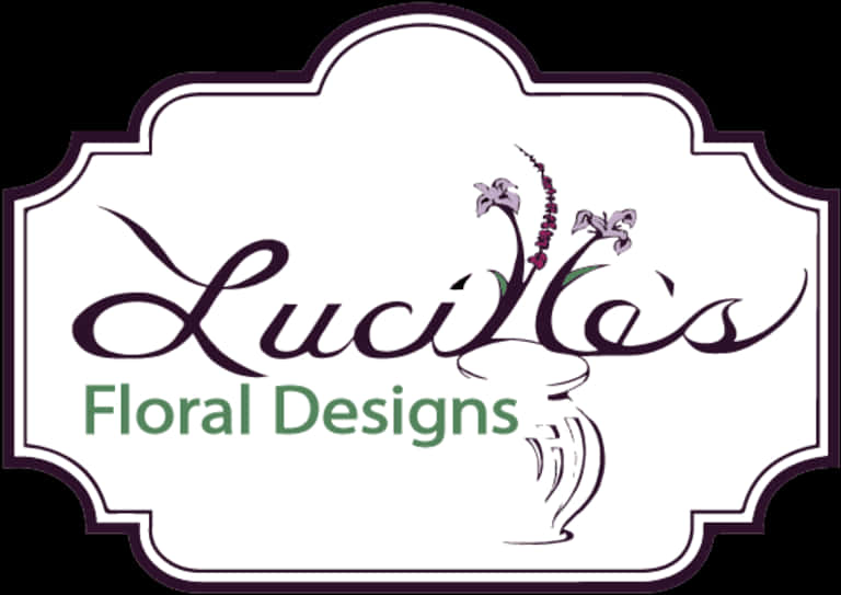 Lucilles Floral Designs Logo PNG Image