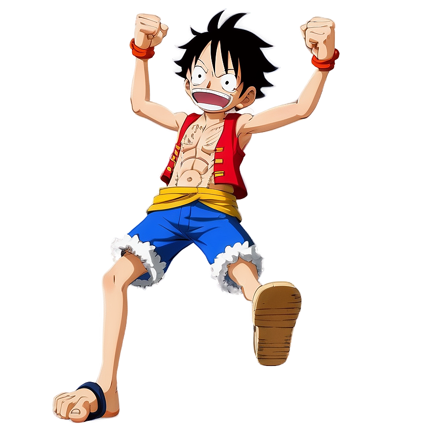 Luffy's Victory Pose Png Cka29 PNG Image