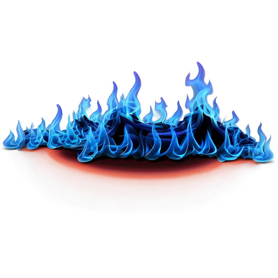 Luminous Blue Flames Png Usc50 PNG Image