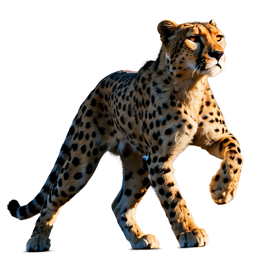 Luminous Cheetah Aura Png Mko6 PNG Image