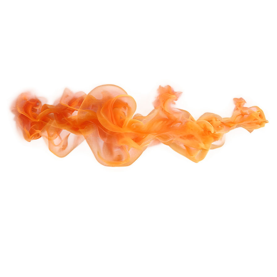 Luminous Orange Smoke Effect Png Pkn75 PNG Image