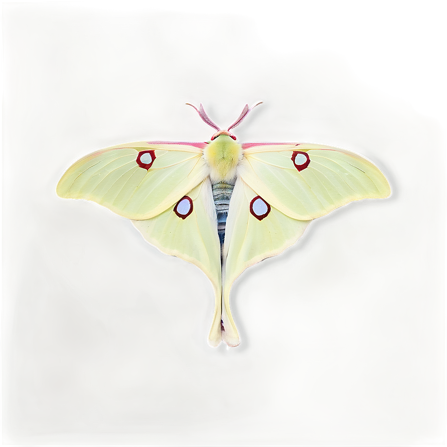 Luna Moth Night Beauty Png Jmm PNG Image