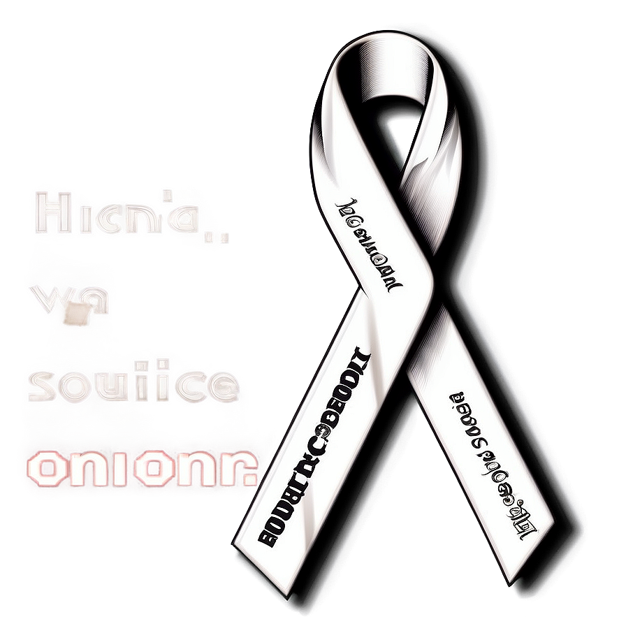 Lung Cancer Ribbon With Quote Png Pbx26 PNG Image