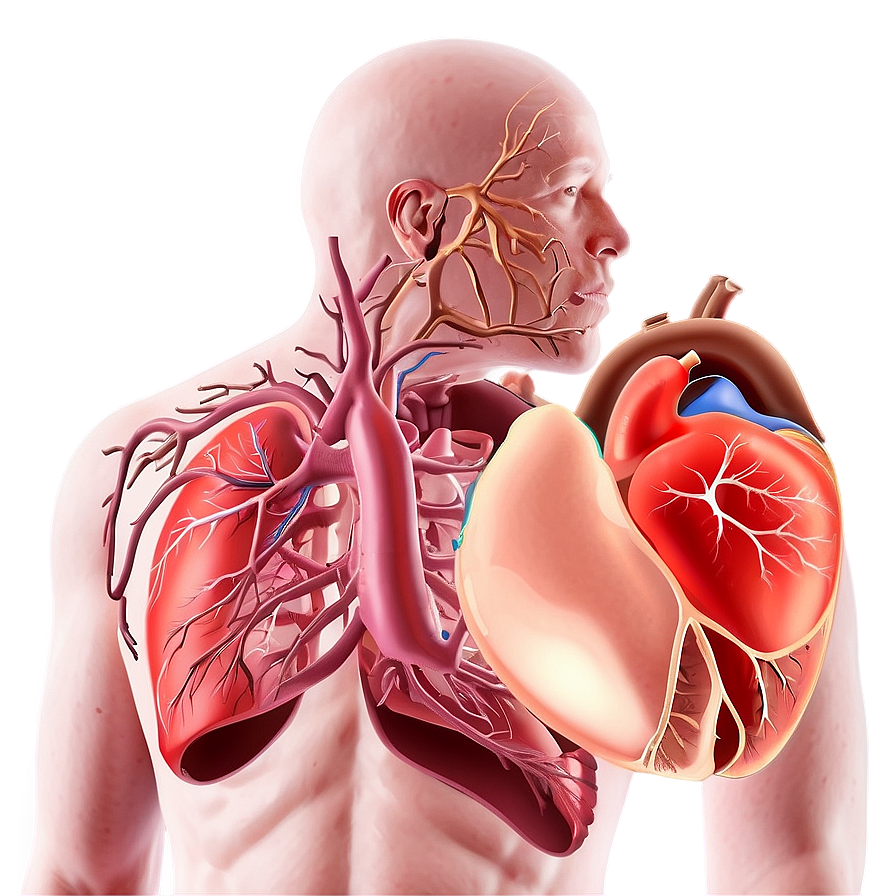 Lungs And Heart Connection Png 05232024 PNG Image