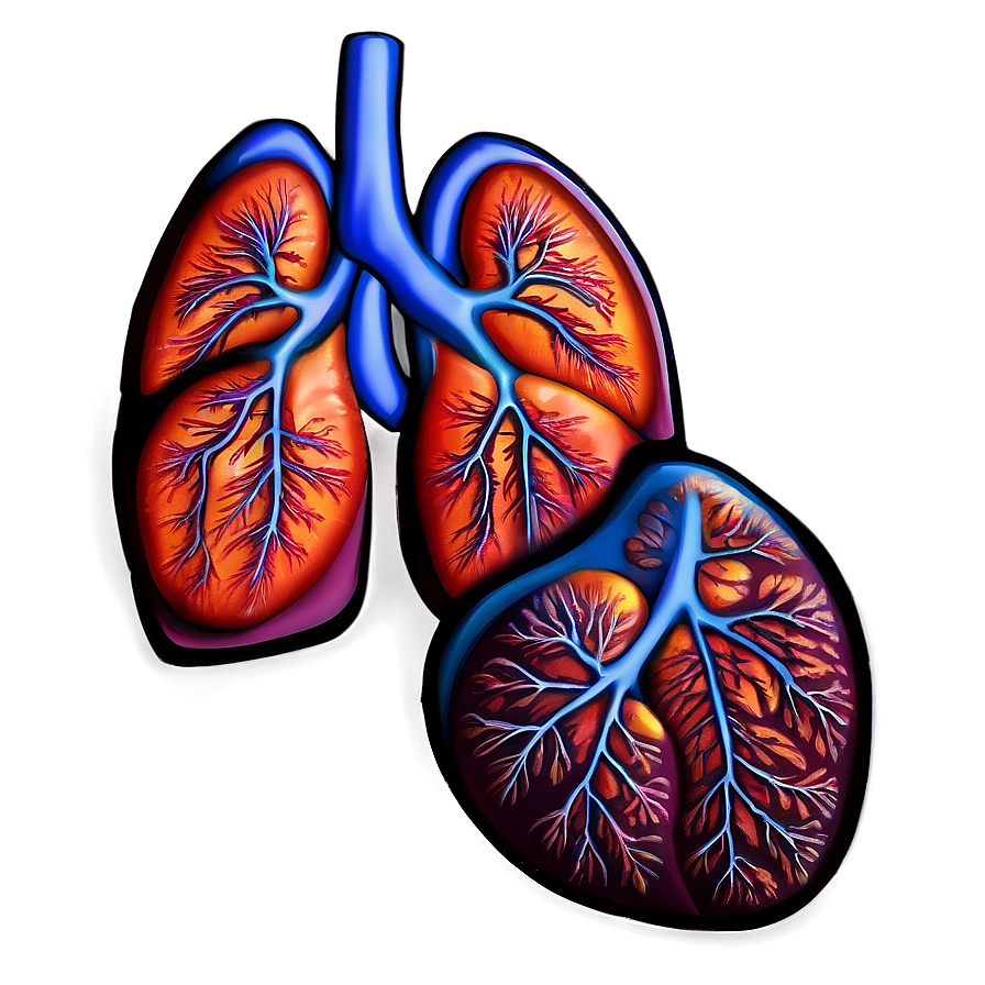 Lungs And Heart Connection Png 05232024 PNG Image