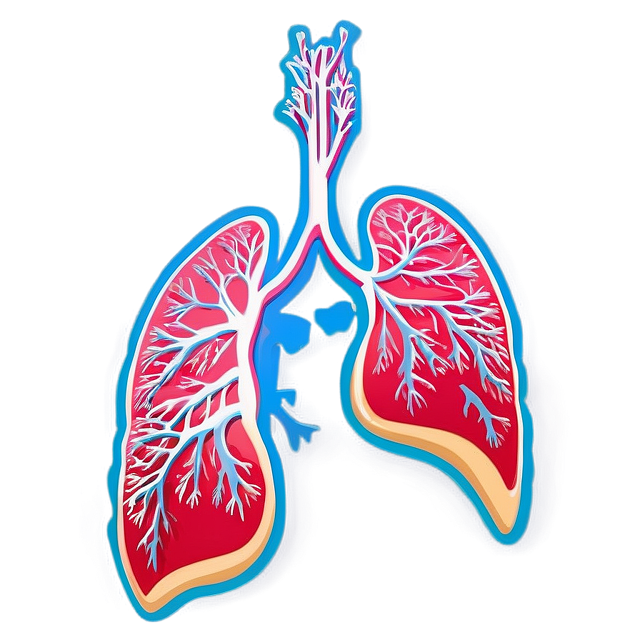 Lungs Silhouette Graphic Png Kwm1 PNG Image