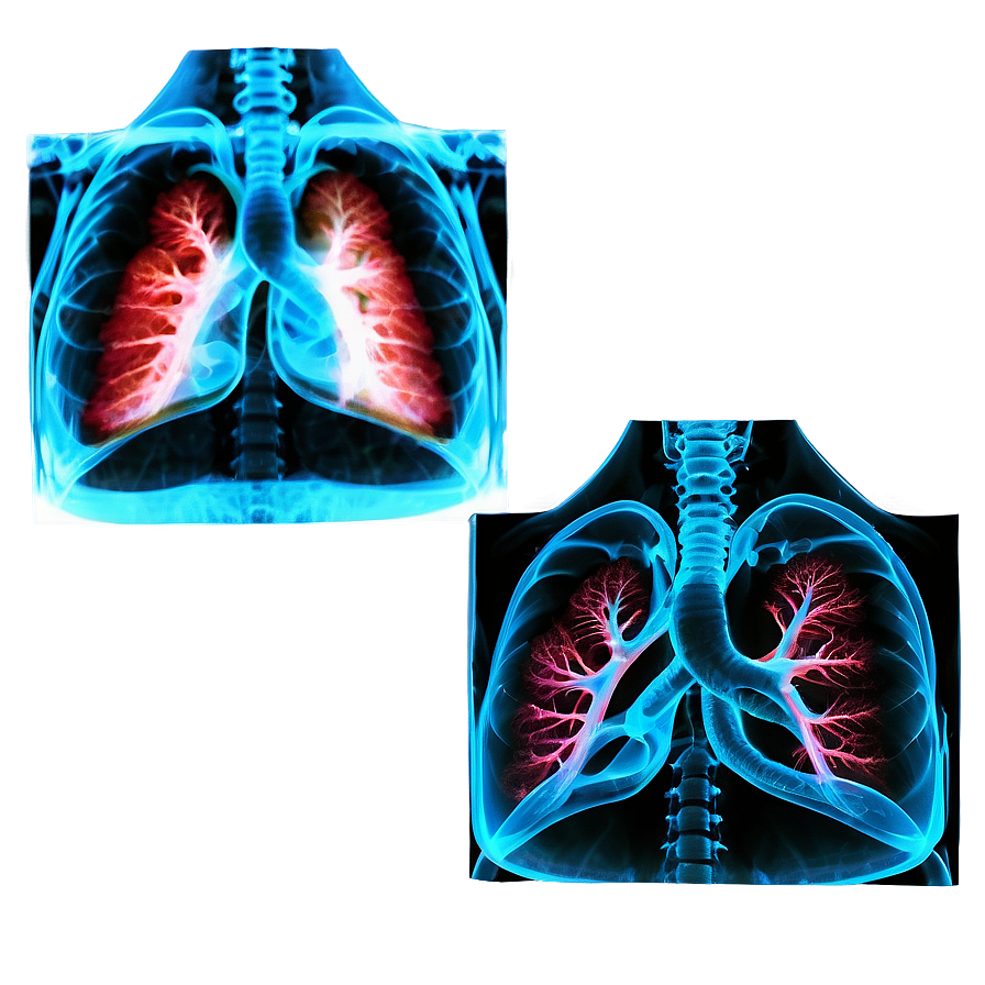 Lungs Under X-ray Png Lxm4 PNG Image