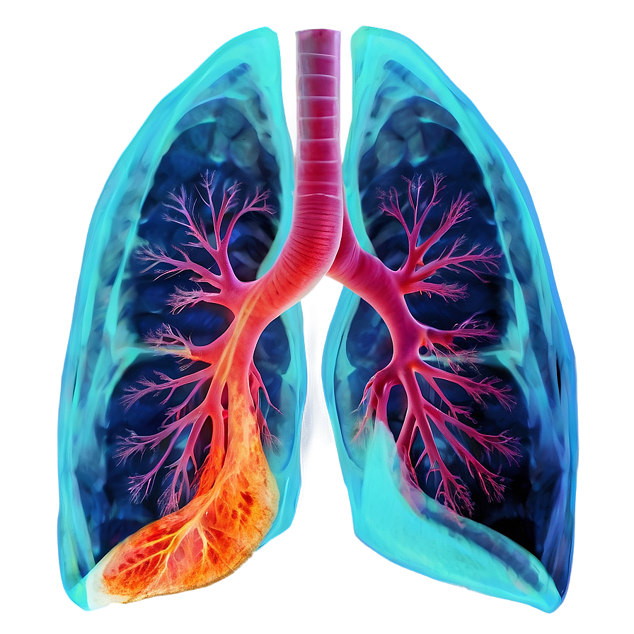 Lungs Under X-ray Png Xrq9 PNG Image