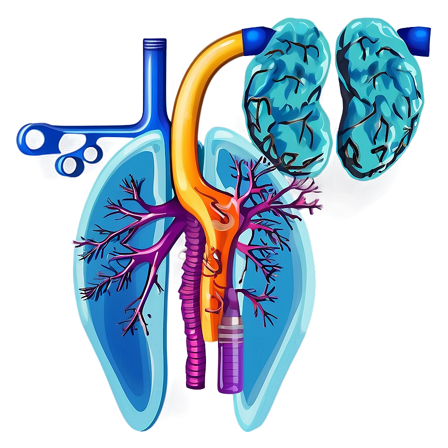 Lungs With Medical Tools Png 78 PNG Image