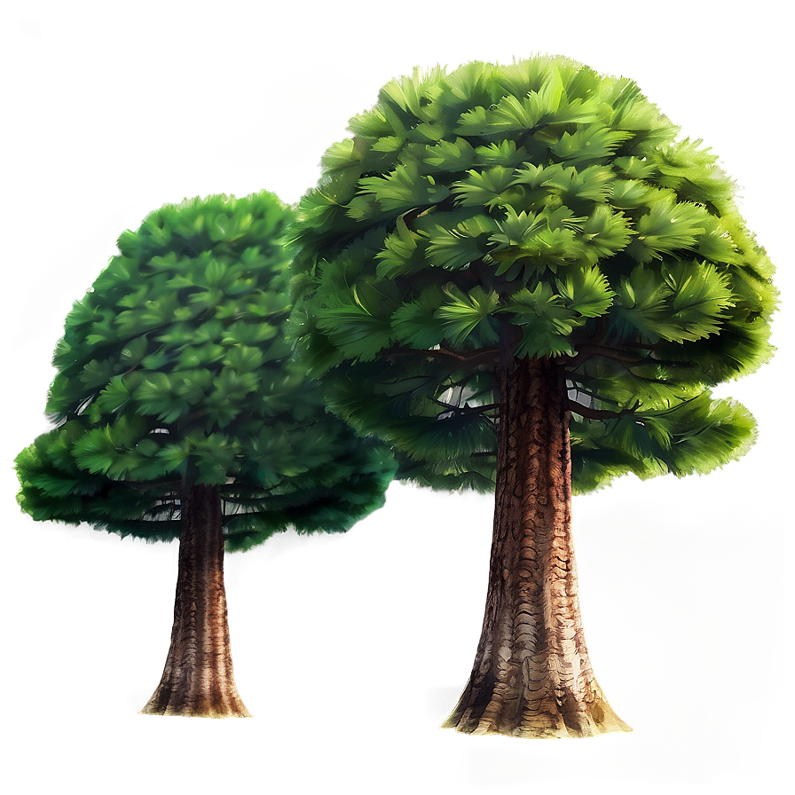 Lush Pine Tree Forest Png Rwv PNG Image