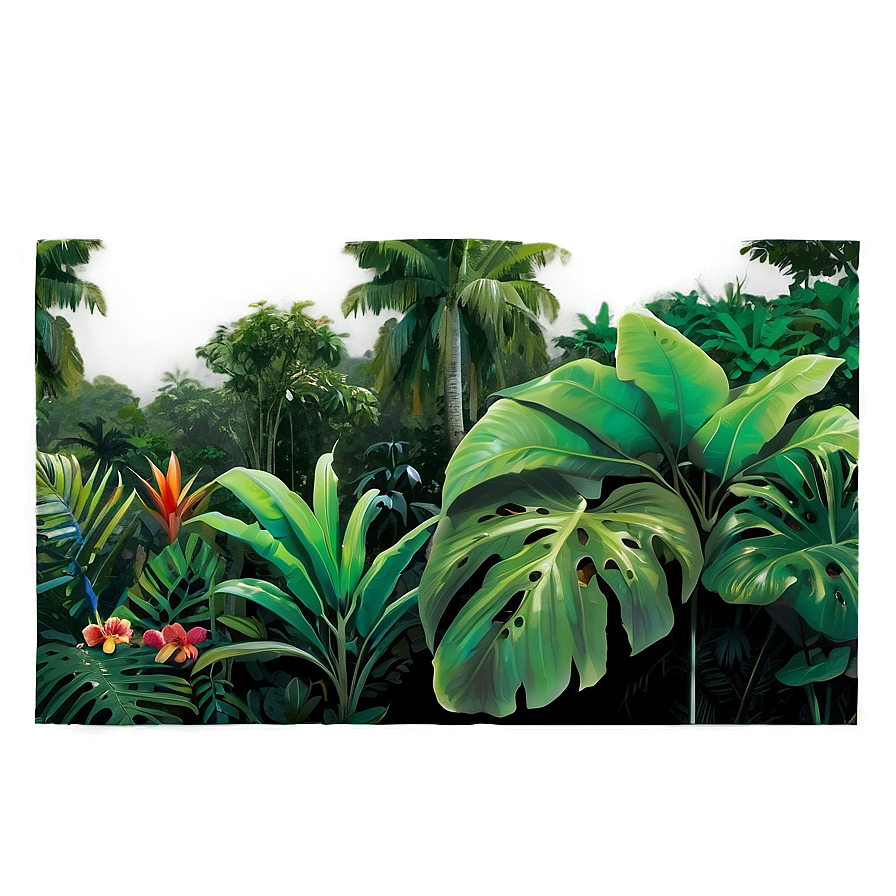 Lush Tropical Rainforest Picture Png Wij47 PNG Image