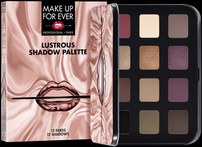 Lustrous Eyeshadow Palette Makeup For Ever PNG Image