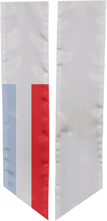 Luxembourg Flag Vertical Ribbons PNG Image