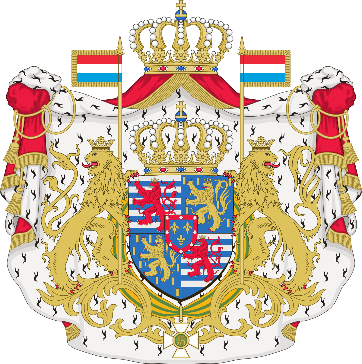 Luxembourg_ Grand_ Ducal_ Coat_of_ Arms PNG Image