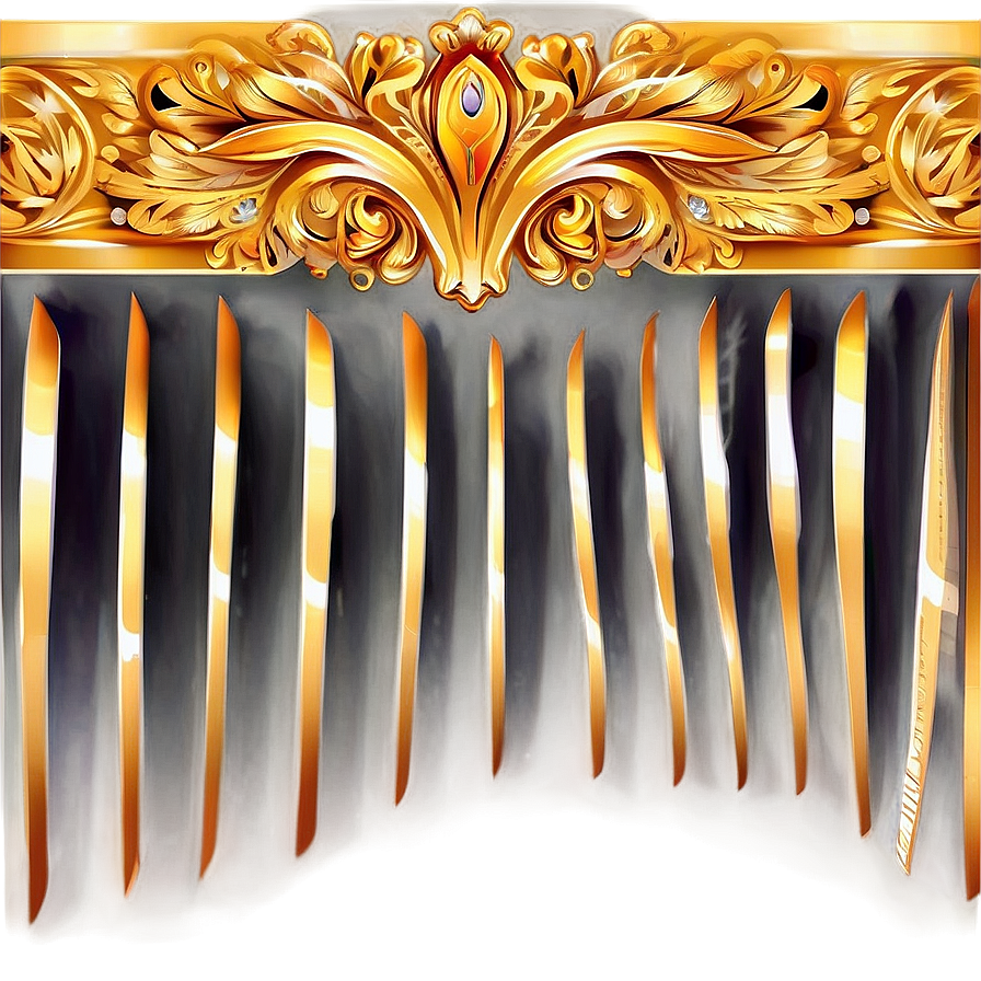 Luxurious Golden Line Pattern Png 87 PNG Image