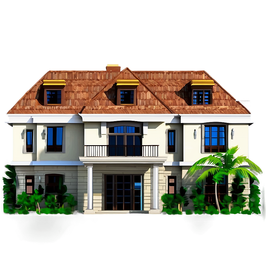 Luxurious Mansion Png Uwy PNG Image