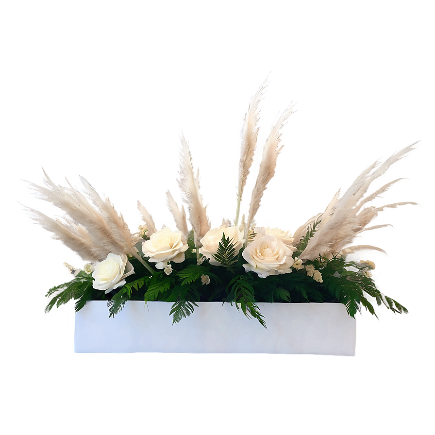 Luxurious Pampas Centerpiece Png 59 PNG Image