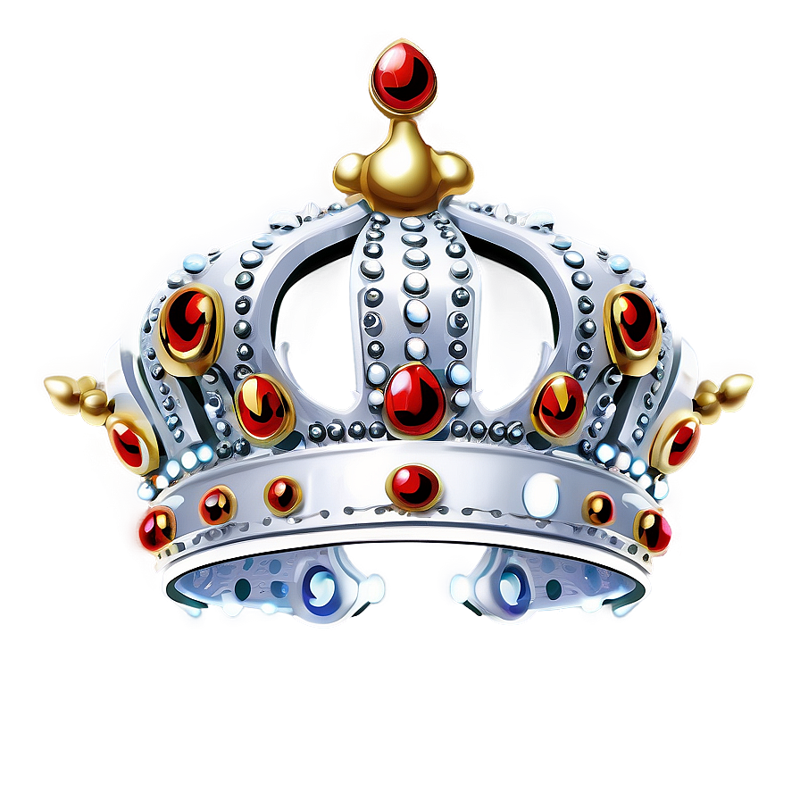 Luxurious White Crown Png 06252024 PNG Image