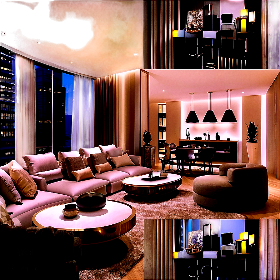 Luxury Apartment Decor Png Mmt49 PNG Image