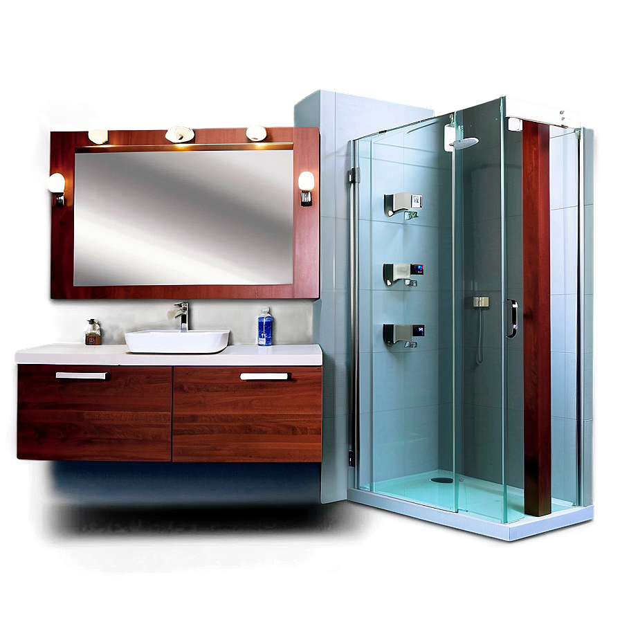 Luxury Bathroom Cabinet Png 06122024 PNG Image