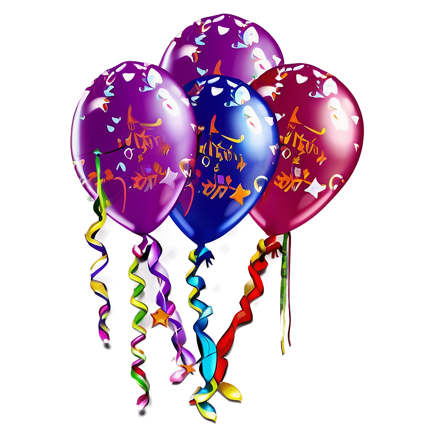 Luxury Birthday Balloon Png Hig91 PNG Image