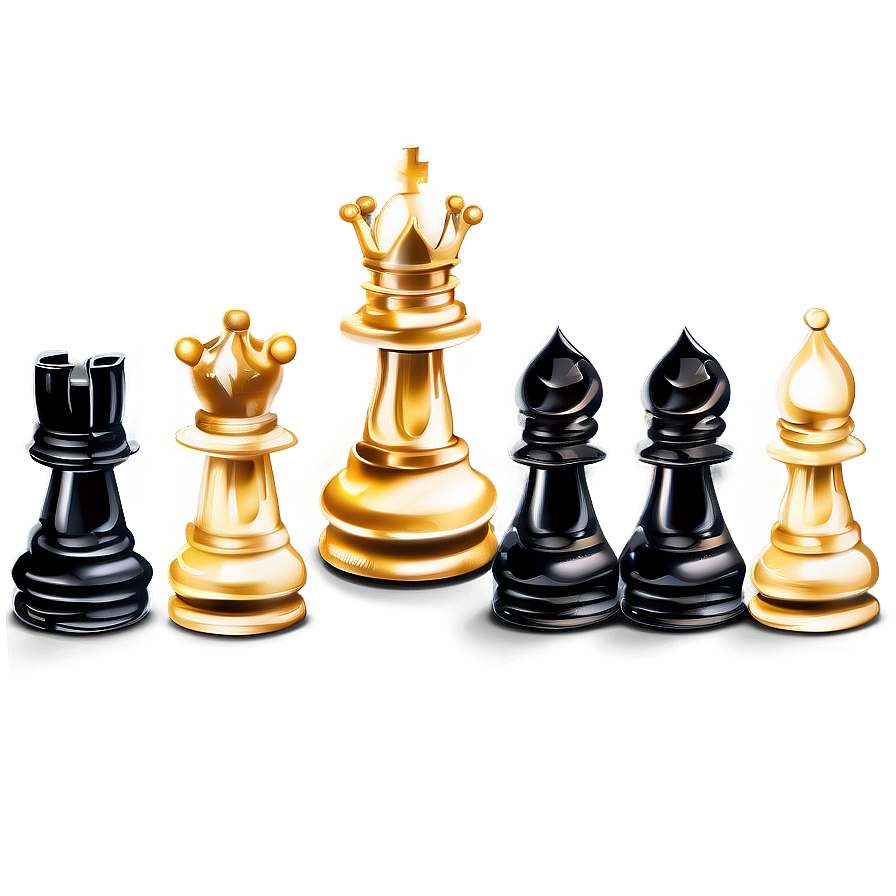 Luxury Chess Pieces Collection Png Oya PNG Image