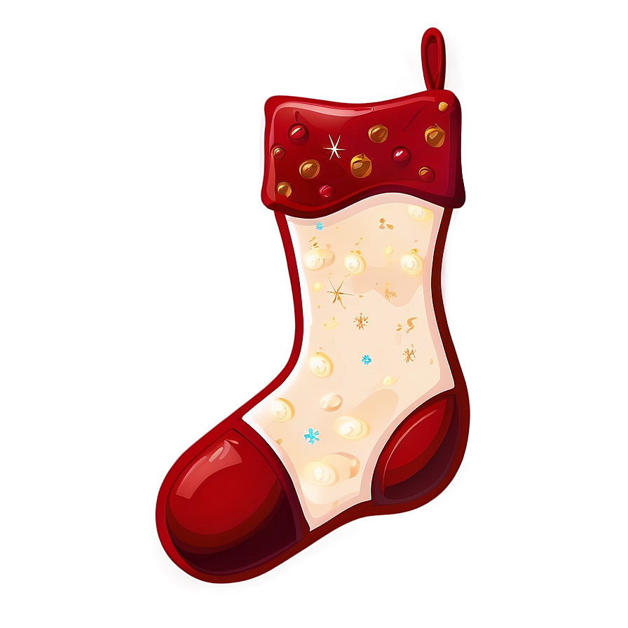 Luxury Christmas Stocking Png Xyv20 PNG Image