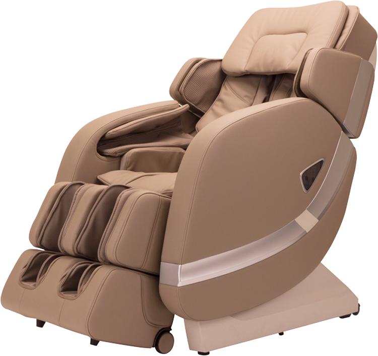 Luxury Massage Chair Brown PNG Image