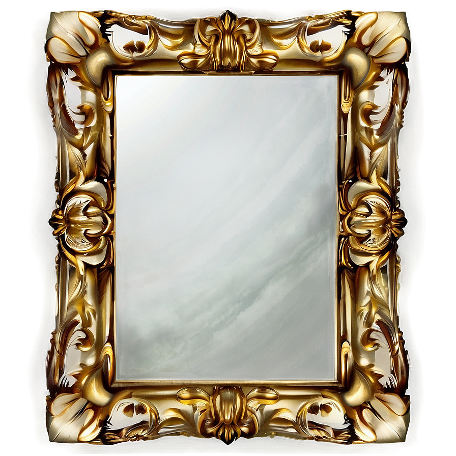 Luxury Mirror Frame Png 06212024 PNG Image