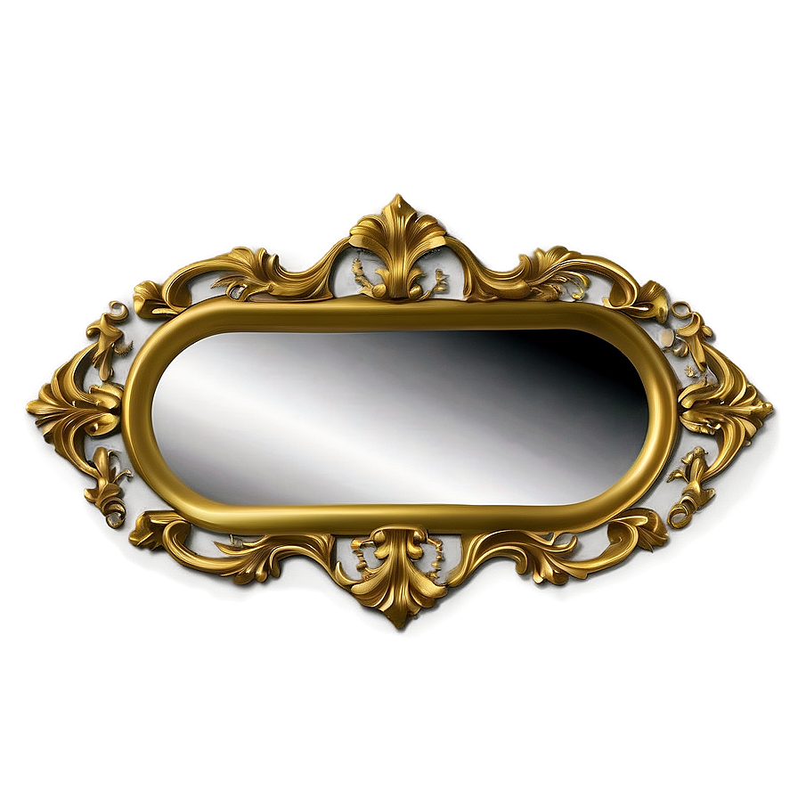 Luxury Mirror Frame Png Uvl PNG Image