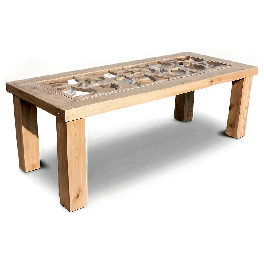 Luxury Outdoor Table Png Enk PNG Image