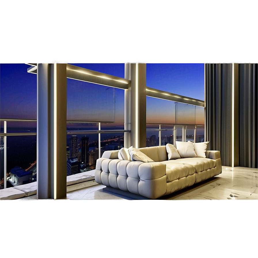 Luxury Penthouse View Png Aen35 PNG Image