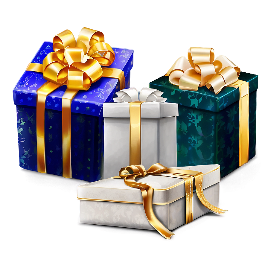 Luxury Present Boxes Png Npy PNG Image