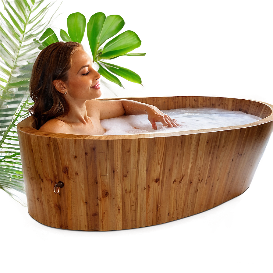 Luxury Spa Bath Experience Png 06112024 PNG Image