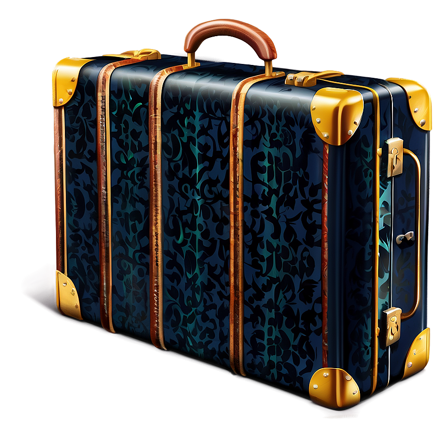 Luxury Suitcase Png Jot PNG Image