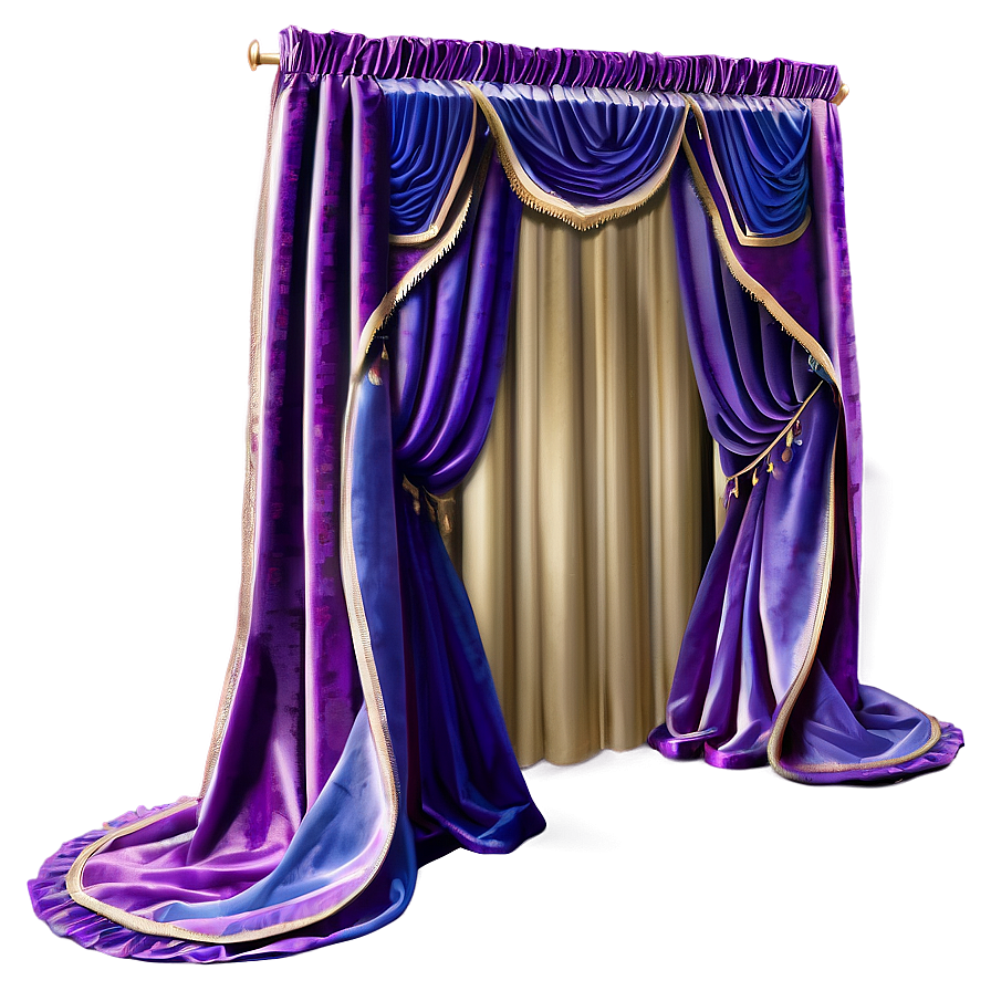 Luxury Velvet Curtain Png Iba18 PNG Image