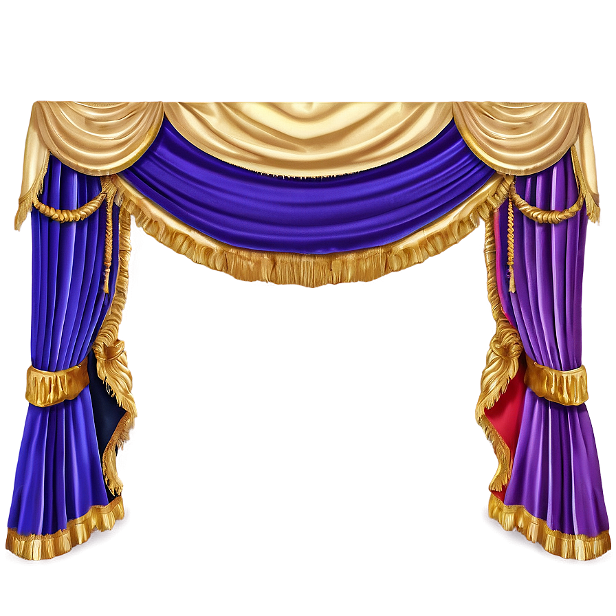 Luxury Velvet Curtain Png Wry PNG Image