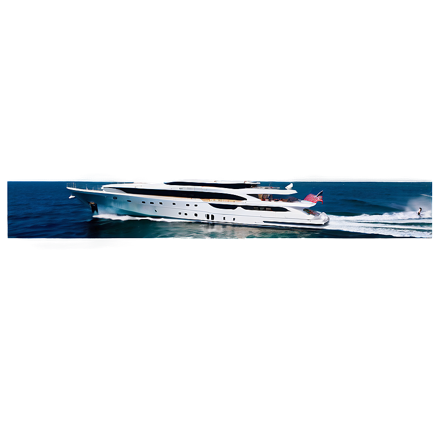 Luxury Yacht In Ocean Png 05242024 PNG Image