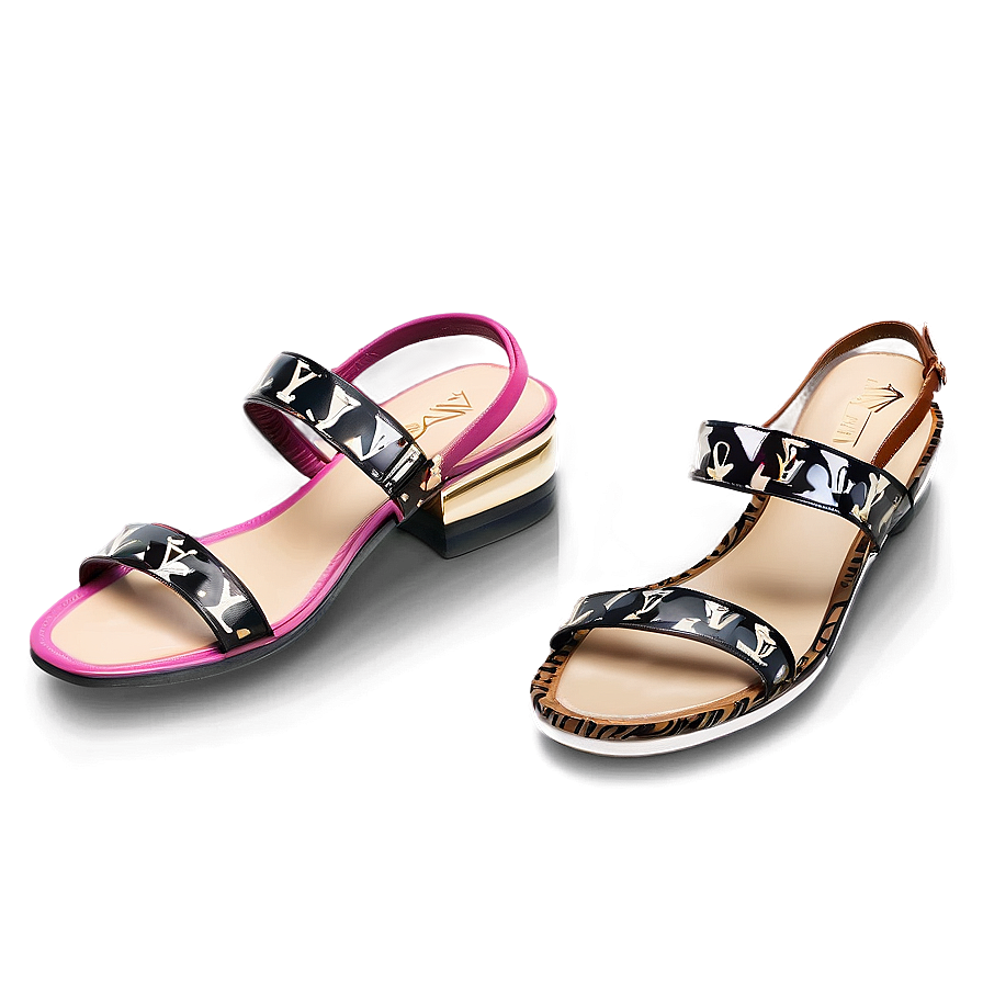 Lv Sandals Png Xrt PNG Image