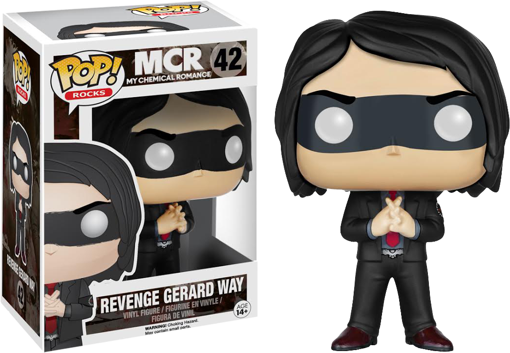 M C R Revenge Gerard Way Funko Pop PNG Image