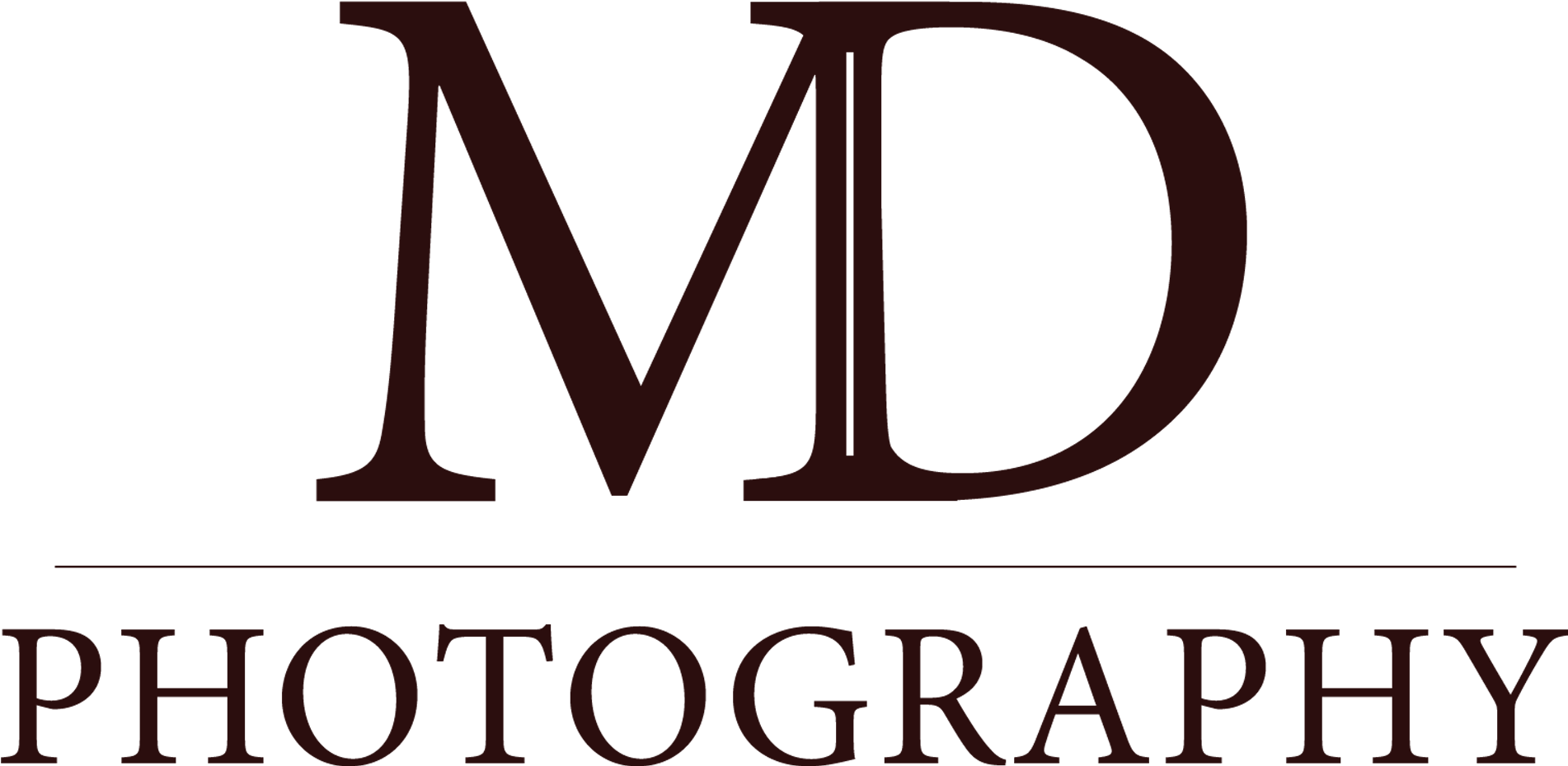 M D Photography Logo Design PNG Image