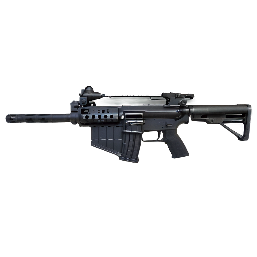 M16 Rifle Side View Png Kyw PNG Image