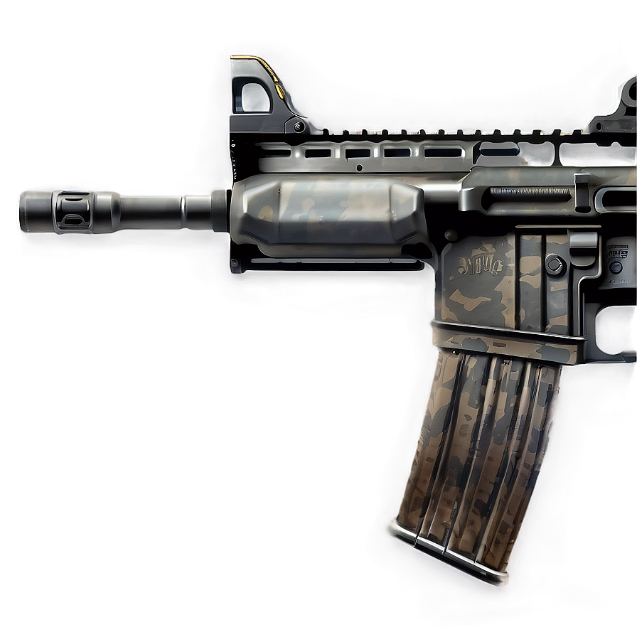 M16 Rifle Side View Png Yab PNG Image