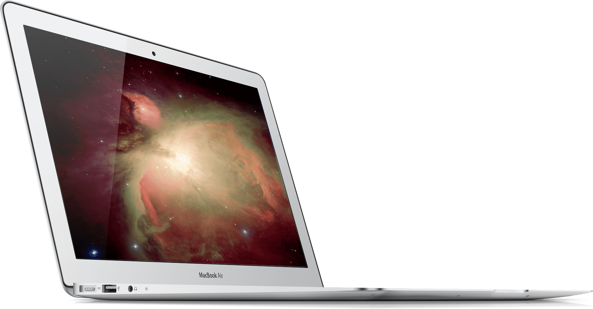 Mac Book Air Side View PNG Image