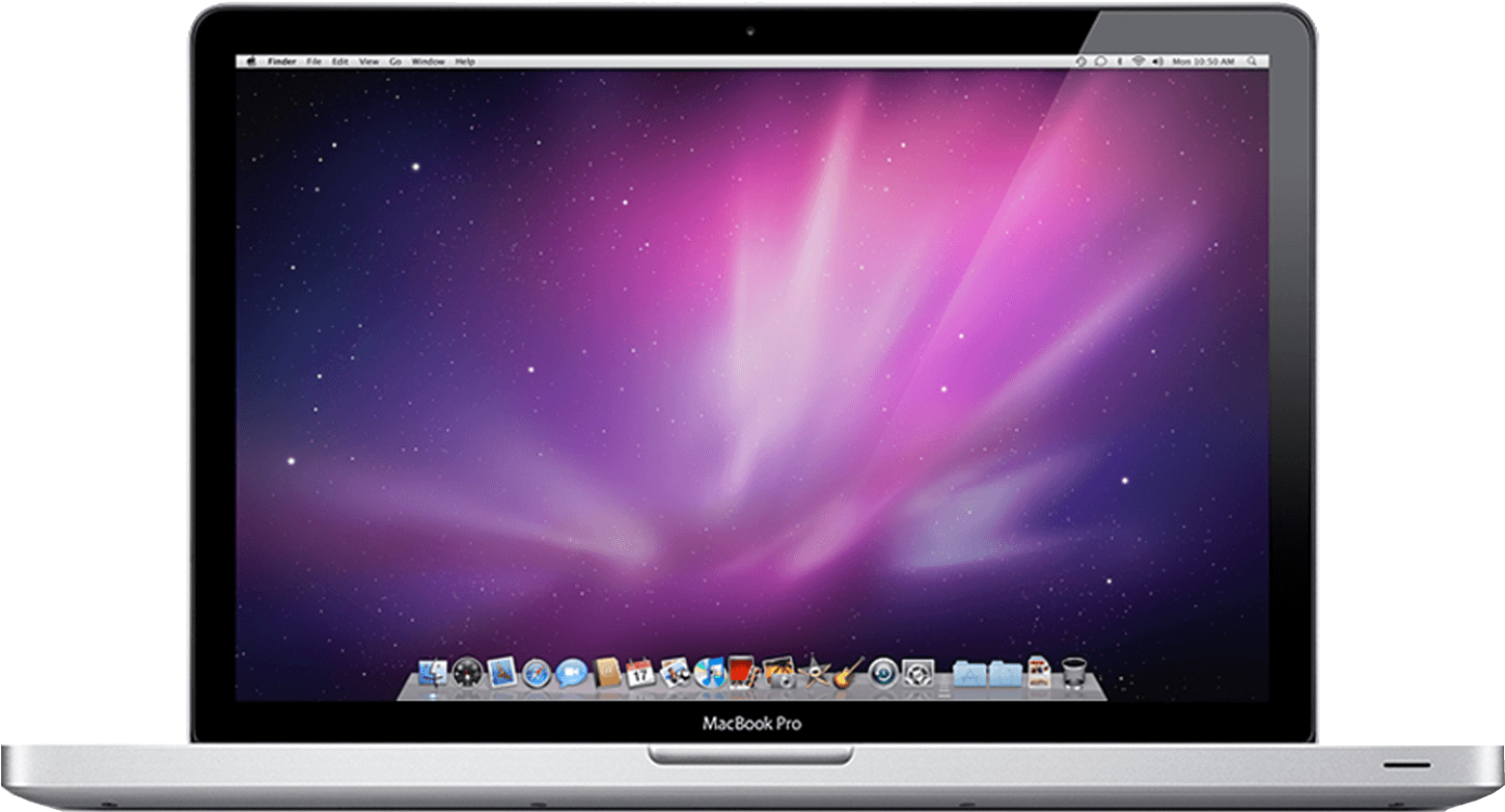 Mac Book Pro Front View PNG Image